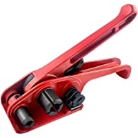 Los mejores  - QWORK Kit de flejado- tensor y cortador manual de correas de polietileno para correa de polipropileno de poliéster de 1…